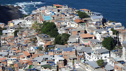 Favela vue du ciel