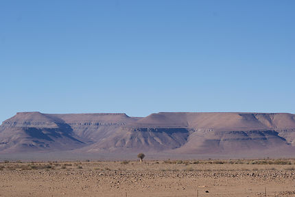 Le désert en Namibie