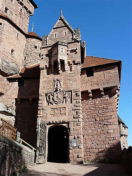 Porte du Chateau du Haut-Koenigsbourg 