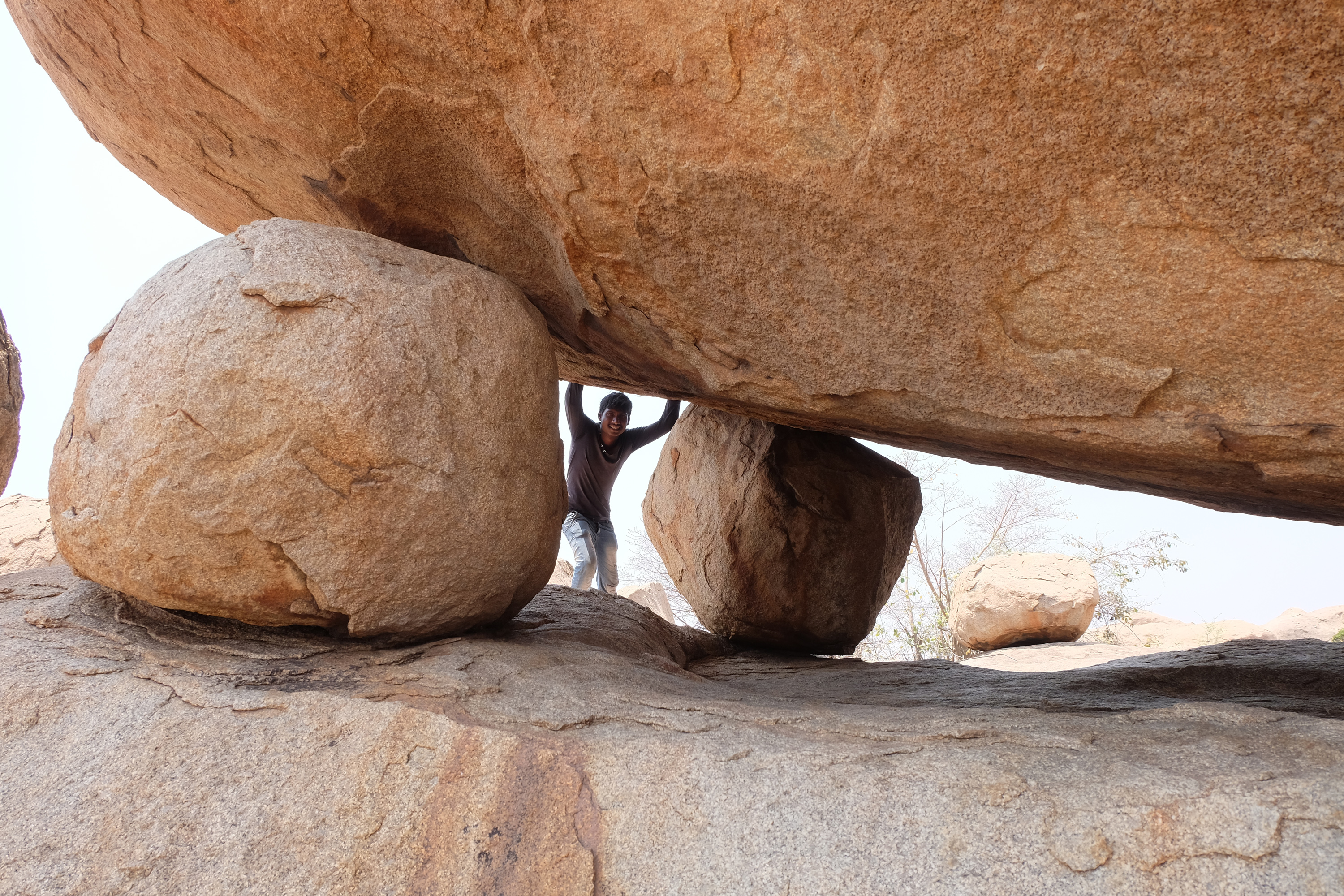 Un des mystères de la région de Hampi Un des mystères de la région de Hampi