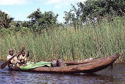 Une pirogue traditionnelle malgache