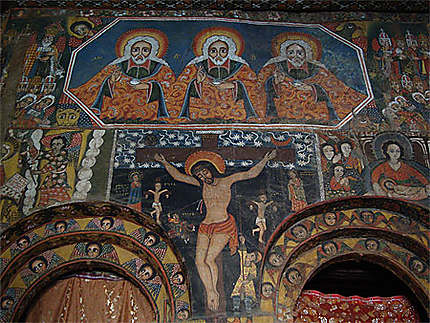 Eglise Debré Berhan Sélassié: peintures murales