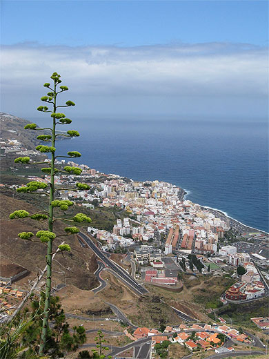 Santa Cruz de la Palma depuis le Mirador de la Concepcion Santa Cruz de la Palma depuis le Mirador de la Concepcion