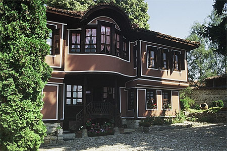 Koprivchtitsa, la maison Todor Kablechkov (vue sur cour) Koprivchtitsa, la maison Todor Kablechkov (vue sur cour)