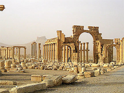 Palmyre sans touristes = une merveille