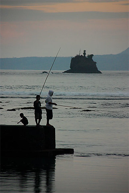 Pêcheur à Bali