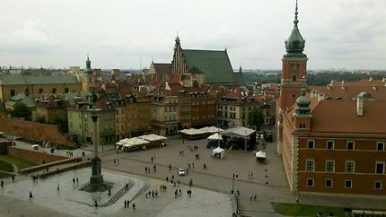 La Place Zamkowy à Varsovie