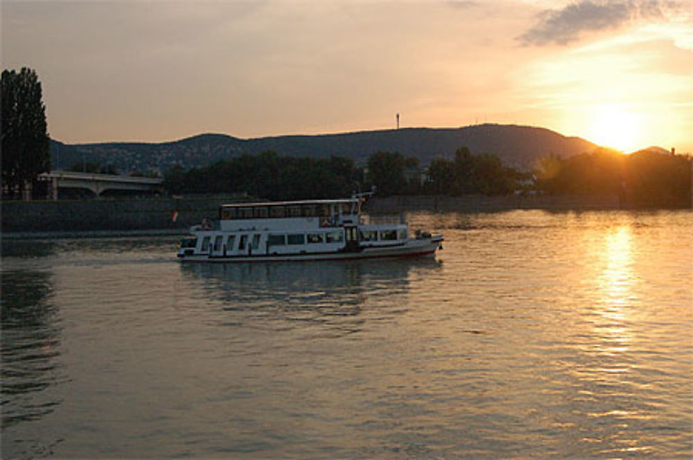 Pont Árpád et pointe de l'île Marguerite