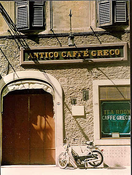 Café littéraire Via Condotti
