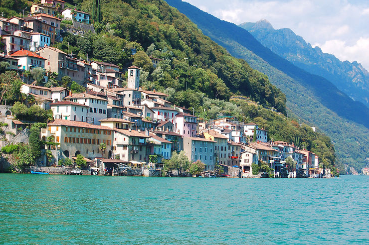 Lac de Lugano - Suisse, Italie