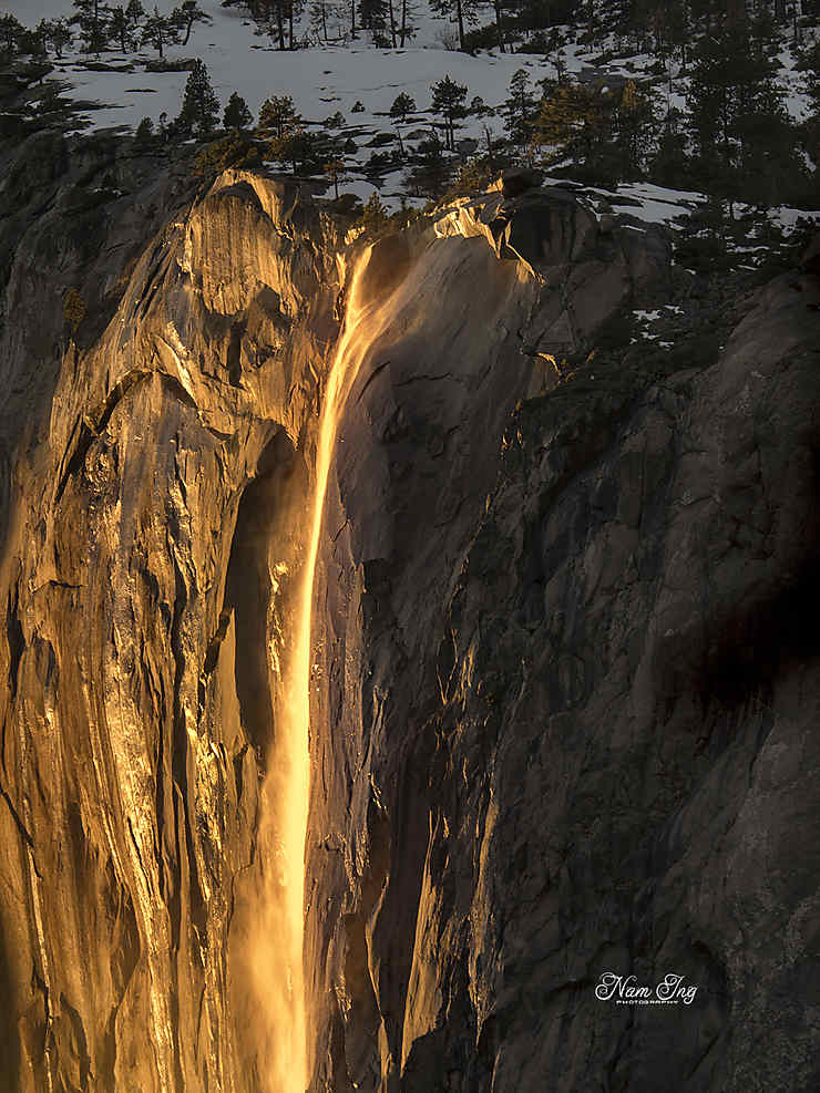 Firefall, Yosemite, Californie