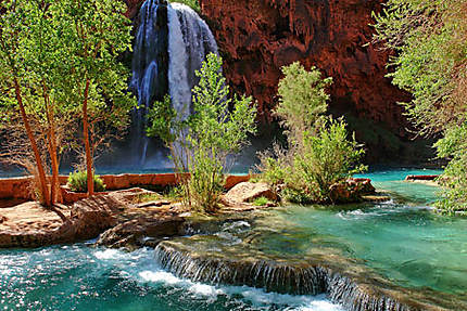 Havasu Falls tôt le matin