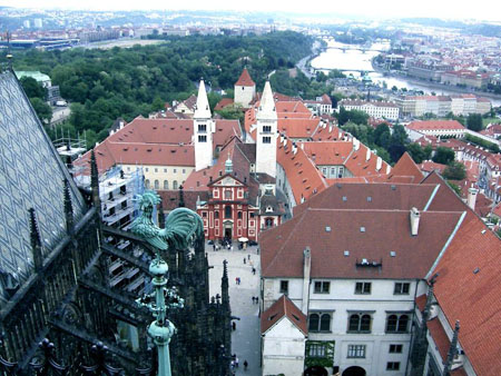 Du haut du château de Prague Du haut du château de Prague