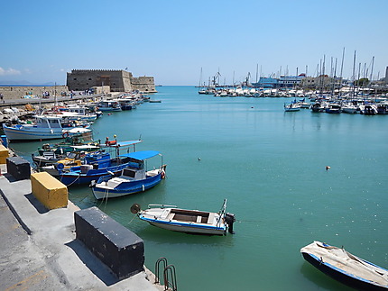 Port d'Heraklion et son fort