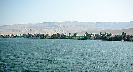 Mini tempette de sable sur le Nil