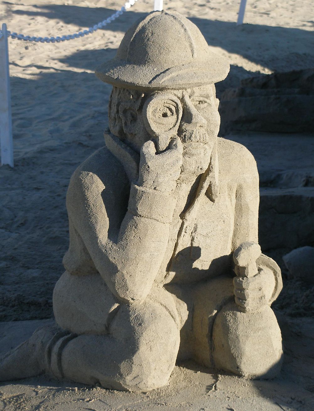 Sculpture en sable