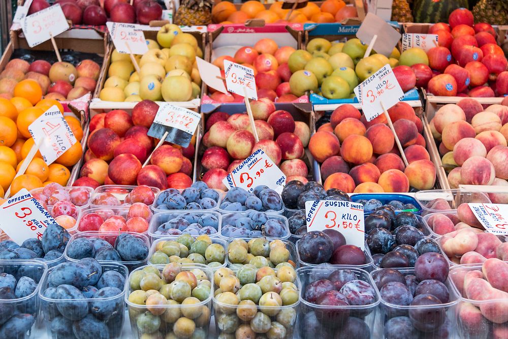 Fruits du marché... miam, miam...