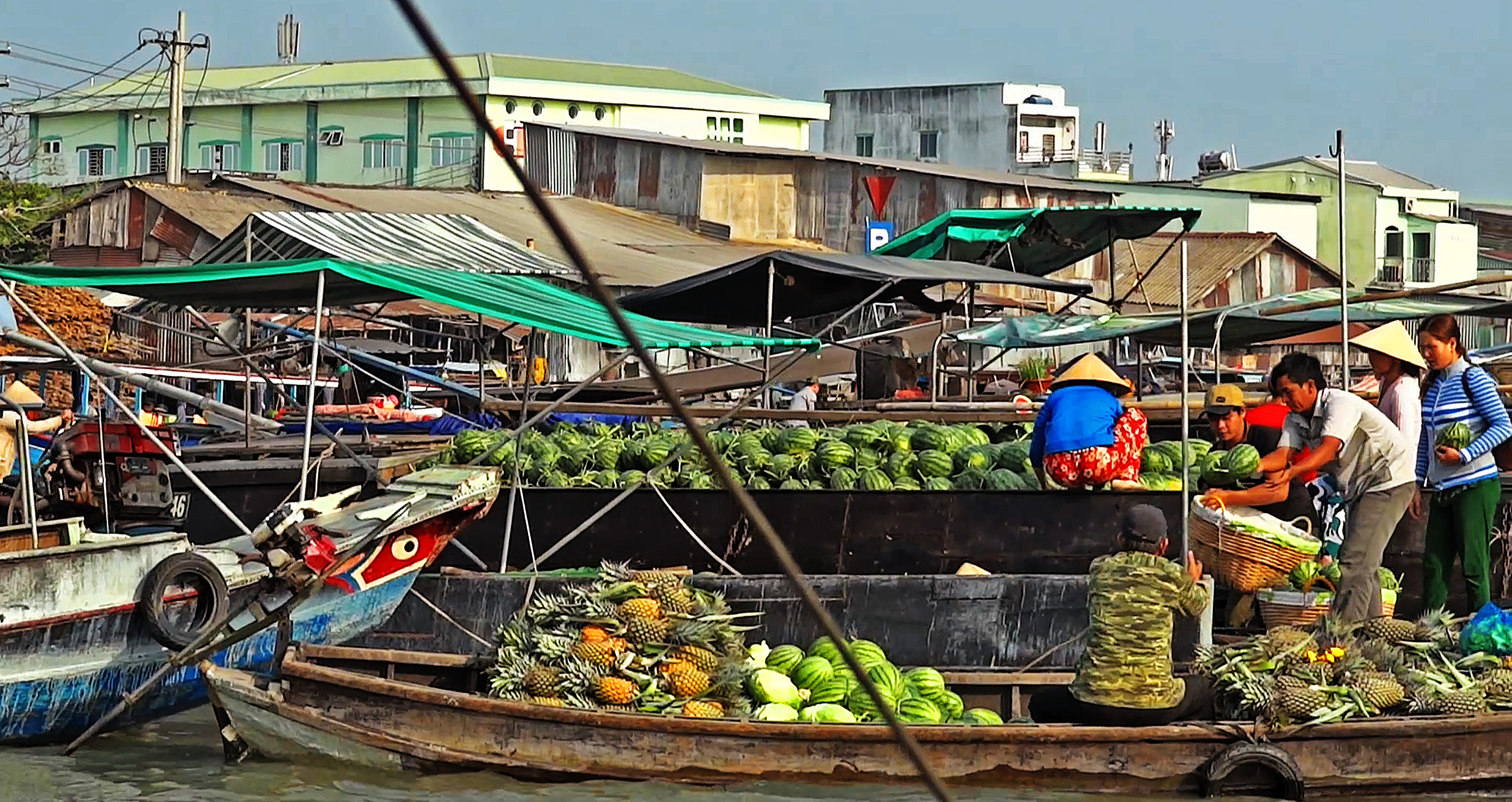 Marché flottant de Cai Rang Marché flottant de Cai Rang