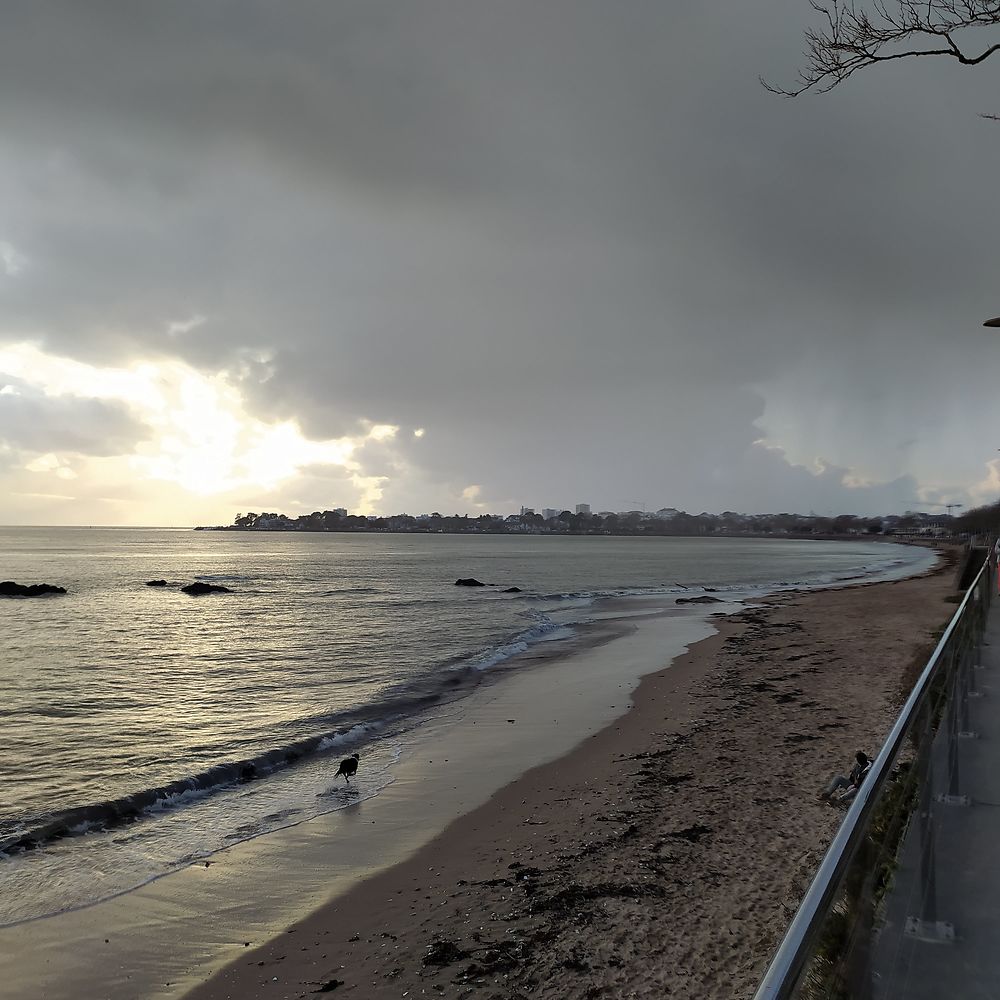 Vue de l'esplanade de St Nazaire