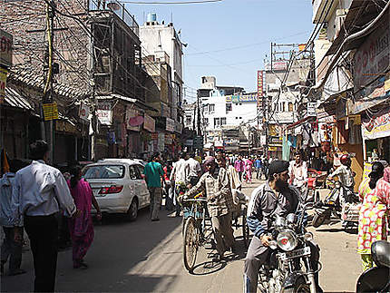Rue de la vieille Delhi