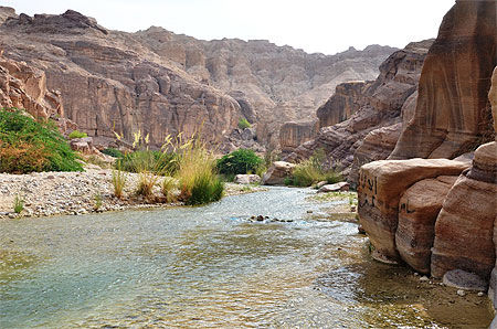 Wadi Hasa, côté Wadi Araba 