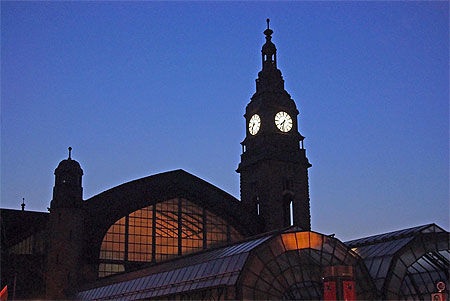 La gare de Hambourg