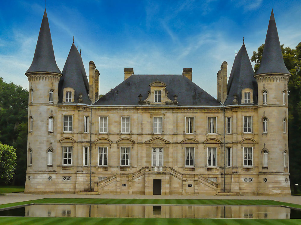 Château Pichon dans le Médoc à Pauillac