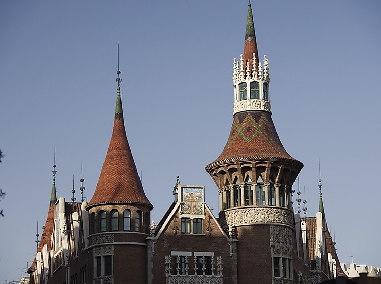 Barcelone - La Casa de les Punxes, nouvel édifice moderniste ouvert au public