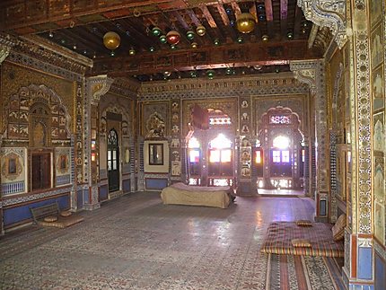 Jodhpur Forteresse de Mehrangarh Chambre du Mahara