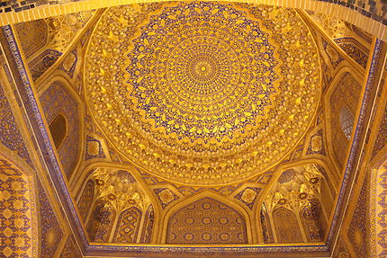 Plafond de mosquée du Registan