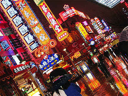 Les néons de Nanjing Road 