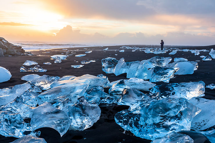Diamond Beach – Jökulsárlón, Islande
