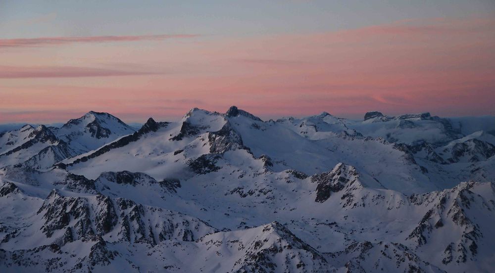 Panorama vu du Pic du Midi