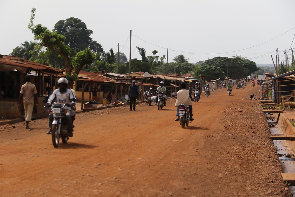 Route au Togo à Atakpamé