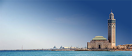 Horizon Mosquée Hassan II Panoramique