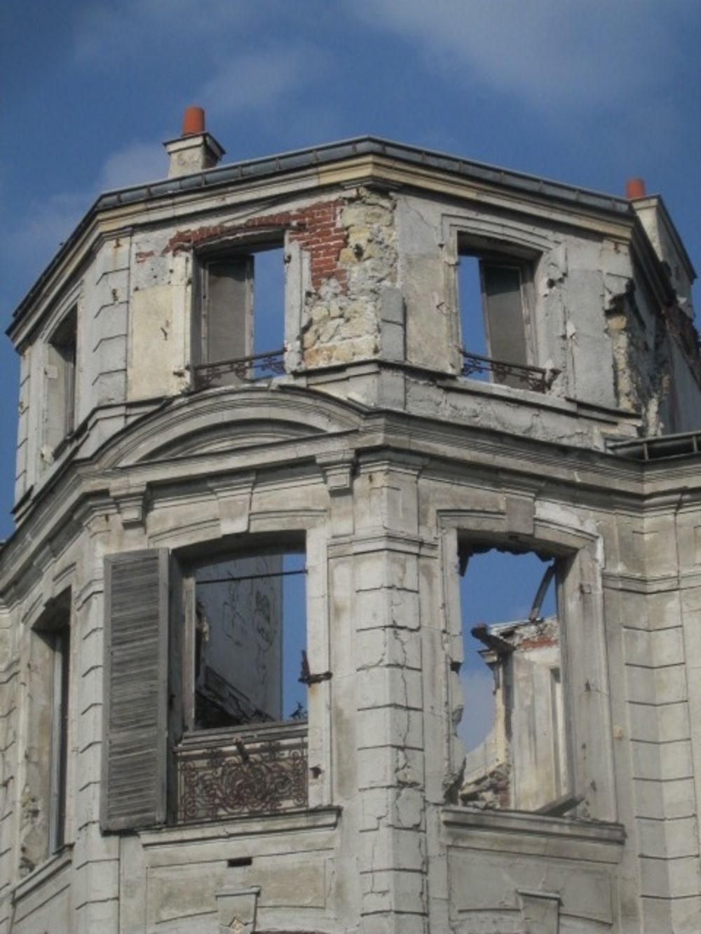 Maison bourgeoise en ruines