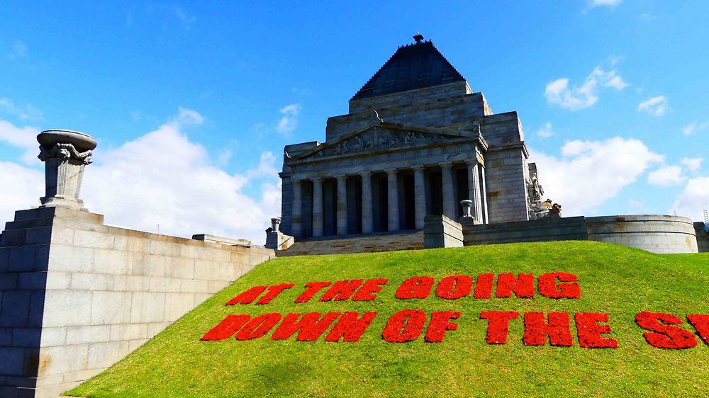 Shrine of Remembrance  Le “sanctuaire du souvenir”