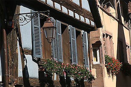 Une rue en Alsace