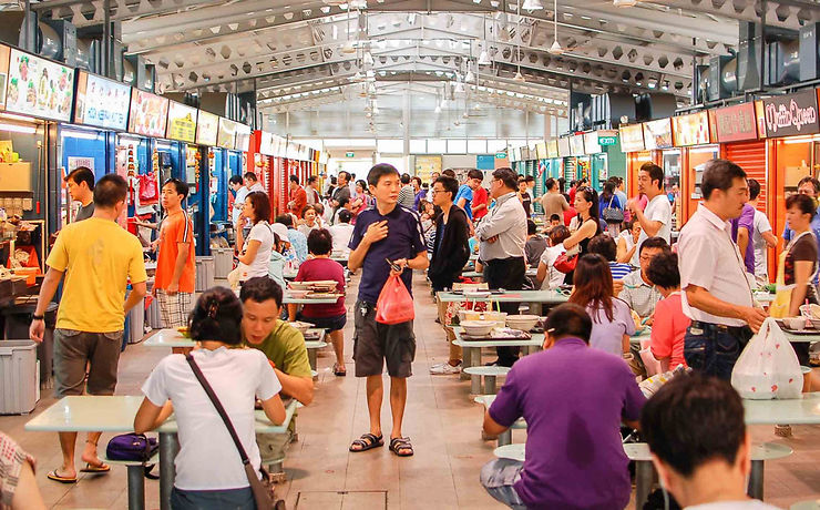 Manger pas cher à Singapour : les hawkers