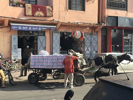 Livraison de farine vintage au Maroc