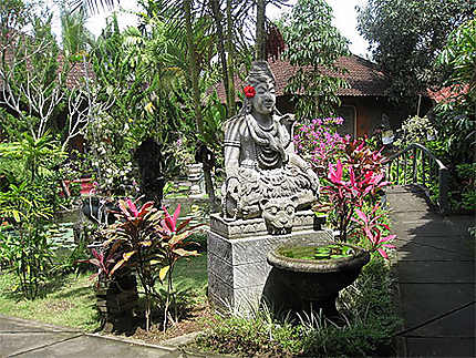 Superbe jardin à Ubud