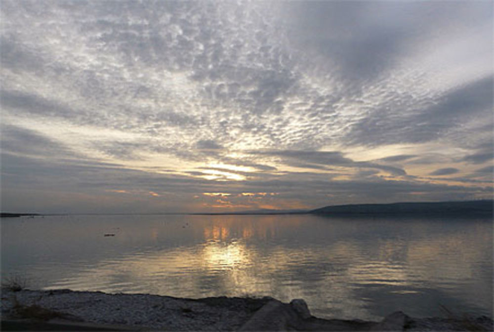 Coucher de soleil sur les Etangs de Leucate