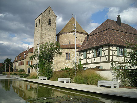Ottmarsheim église romane Ottmarsheim église romane