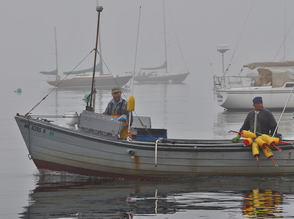 Au travail à Kittery point