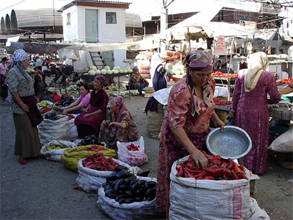 bazar à Osh