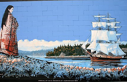 Une peinture murale