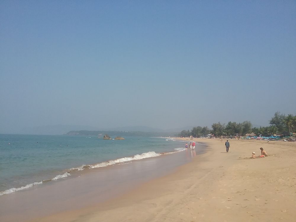 Paisible plage d'Agonda