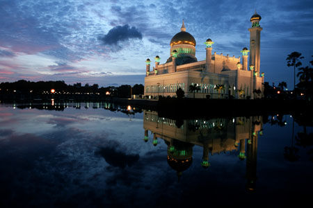 Mosquée Omar Ali Saifuddien à Brunei