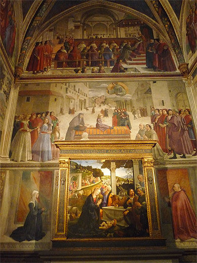 Chapelle Sassetti de Ghirlandaio