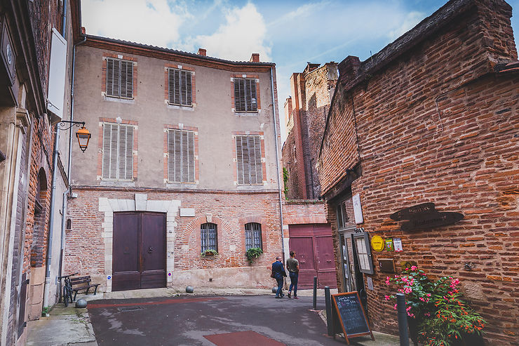 Albi, dans la rue où est né Toulouse-Lautrec